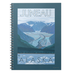 Glacier Scene - Juneau, Alaska Notitieboek