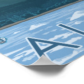 Glacier Scene - Juneau, Alaska Poster (Hoek)