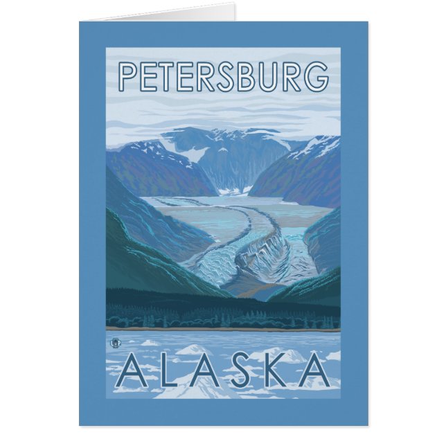 Glacier Scene - Petersburg, Alaska (Voorkant)