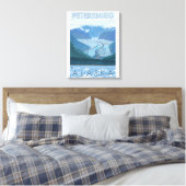 Glacier Scene - Petersburg, Alaska Canvas Afdruk (Insitu (Slaapkamer))