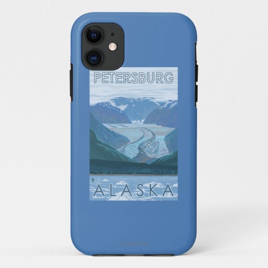 Glacier Scene - Petersburg, Alaska Case-Mate iPhone Case (Achterkant)
