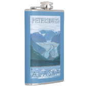 Glacier Scene - Petersburg, Alaska Heupfles (Rechts)