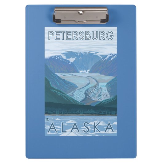Glacier Scene - Petersburg, Alaska Klembord (Voorkant)