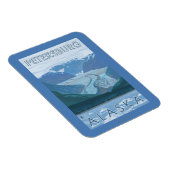 Glacier Scene - Petersburg, Alaska Magneet (Rechterzijde)