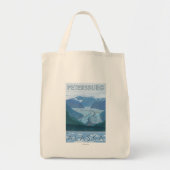 Glacier Scene - Petersburg, Alaska Tote Bag (Voorkant)