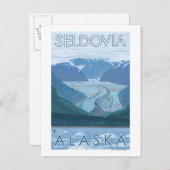 Glacier Scene - Seldovia, Alaska Briefkaart (Voorkant / Achterkant)