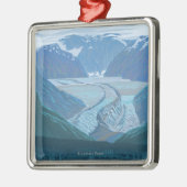 Glacier Scene - Seldovia, Alaska Metalen Ornament (Links)