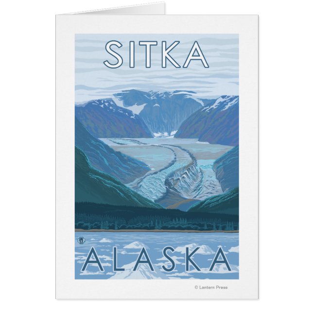 Glacier Scene - Sitka, Alaska (Voorkant)
