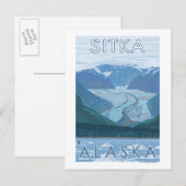 Glacier Scene - Sitka, Alaska Briefkaart (Voorkant / Achterkant)
