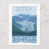 Glacier Scene - Sitka, Alaska Briefkaart (Voorkant)