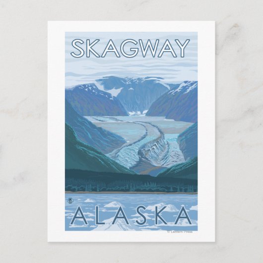 Glacier Scene - Skagway, Alaska Briefkaart (Voorkant)