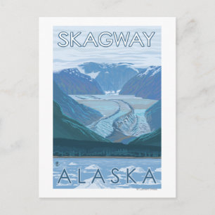 Glacier Scene - Skagway, Alaska Briefkaart