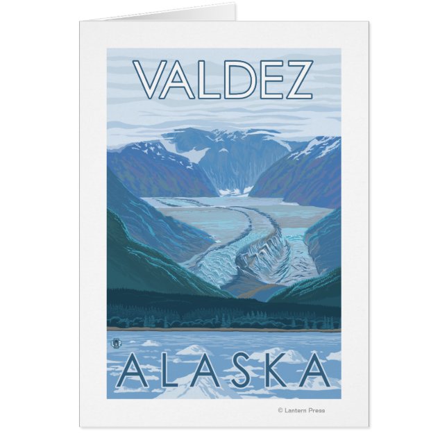 Glacier Scene - Valdez, Alaska (Voorkant)