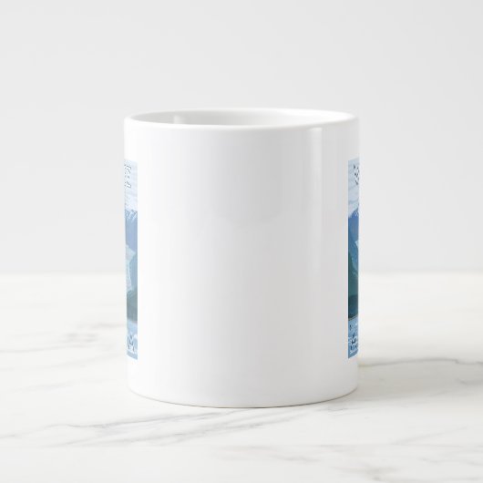 Glacier Scene - Valdez, Alaska Grote Koffiekop (Voorkant)