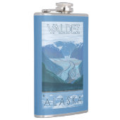 Glacier Scene - Valdez, Alaska Heupfles (Rechts)