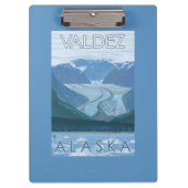 Glacier Scene - Valdez, Alaska Klembord (Voorkant)
