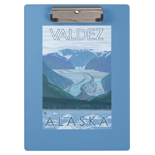 Glacier Scene - Valdez, Alaska Klembord (Voorkant)