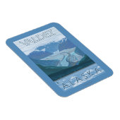 Glacier Scene - Valdez, Alaska Magneet (Rechterzijde)