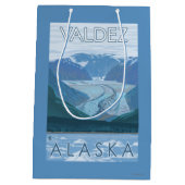 Glacier Scene - Valdez, Alaska Medium Cadeauzakje (Achterkant)