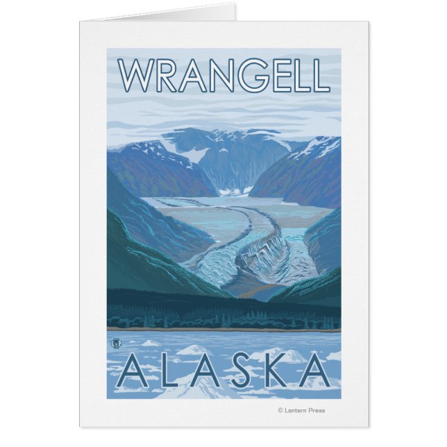 Glacier Scene - Wrangell, Alaska (Voorkant)
