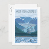 Glacier Scene - Wrangell, Alaska Briefkaart (Voorkant / Achterkant)
