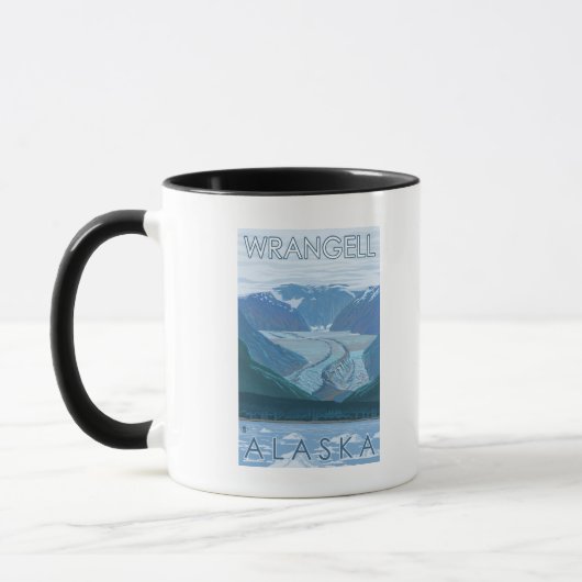Glacier Scene - Wrangell, Alaska Mok (Links)