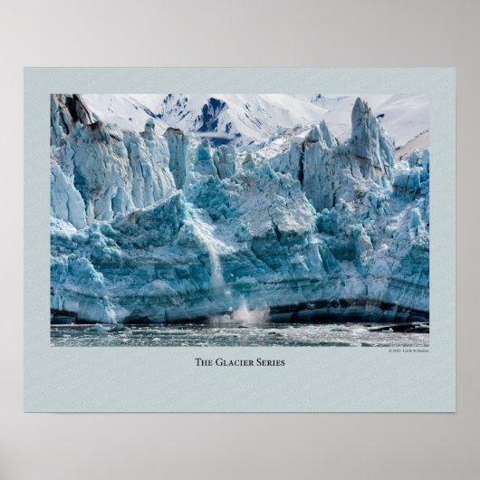 Glacier Series - Hubbard 527 Poster (Voorkant)
