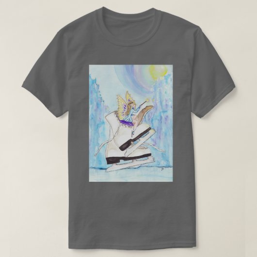 Glacier Skating Fairy T-shirt (Design voorkant)