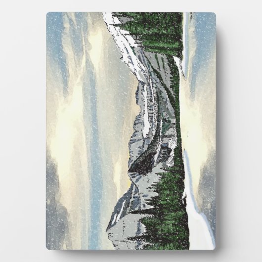 Glacier Snow Fotoplaat (voorkant)