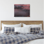 Glacier Valley (zonsopgang) Canvas Afdruk (Insitu (Slaapkamer))