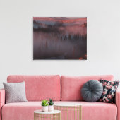 Glacier Valley (zonsopgang) Canvas Afdruk (Insitu (Woonkamer))