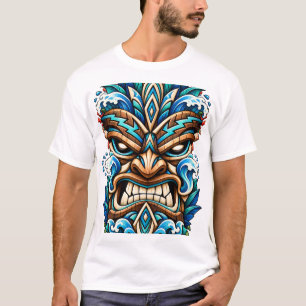 Glacier Wave Tiki Masker T-shirt