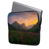 Glacier Wildbloemen Laptop Sleeve (Voorkant Links)