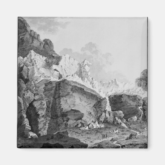 Glaciers van Grindelwald Magneet (Voorkant)