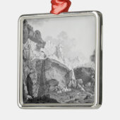 Glaciers van Grindelwald Metalen Ornament (Links)