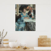 Glackens' Bij Mouquin's Poster (Keuken)