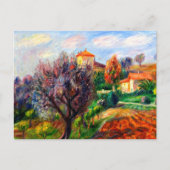 Glackens - Heuvel met olijfbomen Briefkaart (Voorkant)