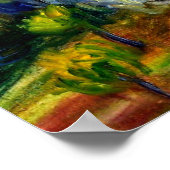 Glackens - Hillside with Olive Trees Poster (Hoek)