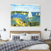 Glackens - Mahone Bay, fijne kunst, Canvas Afdruk (Insitu (Slaapkamer))