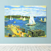 Glackens - Mahone Bay, fijne kunst, Canvas Afdruk (Insitu (Houten vloer))