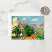 Glackens - Pad naar Villa Les Croniines Notitiekaartje (Voorkant / Achterkant in situ)