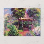Glackens - Tuin in Hartford, beeldende kunst, Briefkaart (Voorkant)
