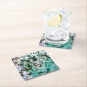 Glad abstract papier onderzetter.Happiness abstrac Kartonnen Onderzetters (Insitu)