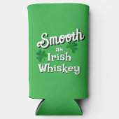 Glad als Ierse Whisky Saint Patrick's Day Seltzer Blikjeskoeler (Voorkant)