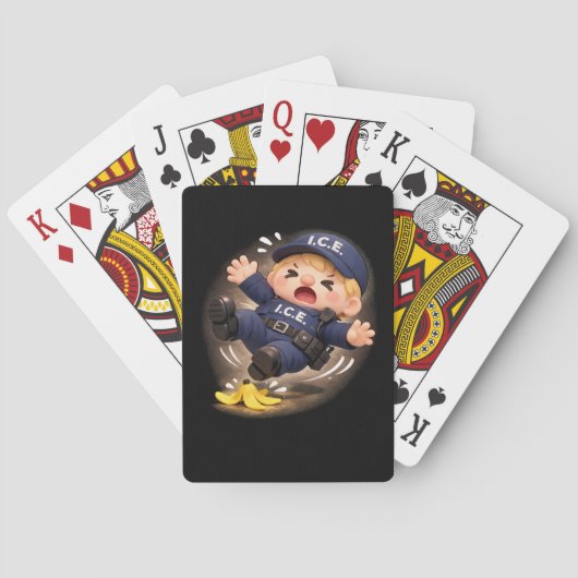 Glad Als Nat Pokerkaarten (Achterkant)