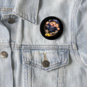 Glad Als Nat Ronde Button 5,7 Cm (In situ)