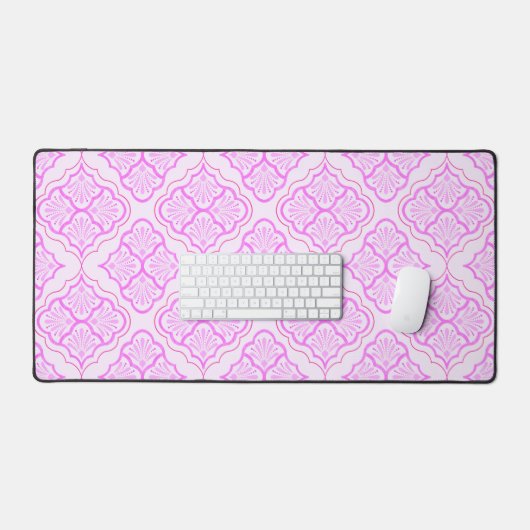 Glad Arabesk - Girly Pop geometrisch patroon Bureaumat (Keyboard & Muis)