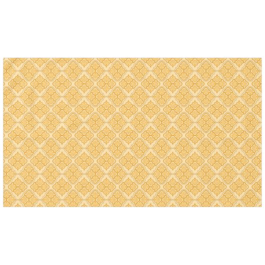 Glad Arabesk - honing neutraal geometrisch patroon Tafelkleed (Voorkant (Horizontaal))