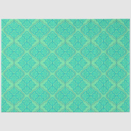 Glad Arabesk - Seafoam geometrisch patroon Tissuepapier