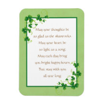 Glad As Shamrocks Irish Blessing